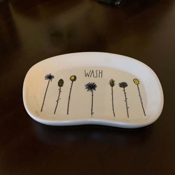 Rae Dunn Wash, Rae Dunn Soap Dish, Wash Soap Dish, Wildflower Soap Dish, Cute - Picture 1 of 1